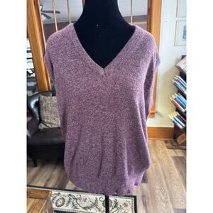 Vintage Jantzen Sleeveless Sweater Vest Red Heather V-Neck Men’s M USA Made